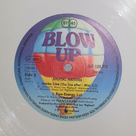 Digital Natives : Jumbo Line (12", Ltd, Whi)