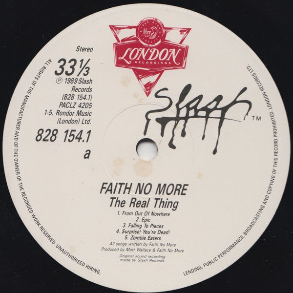 Faith No More : The Real Thing (LP, Album)