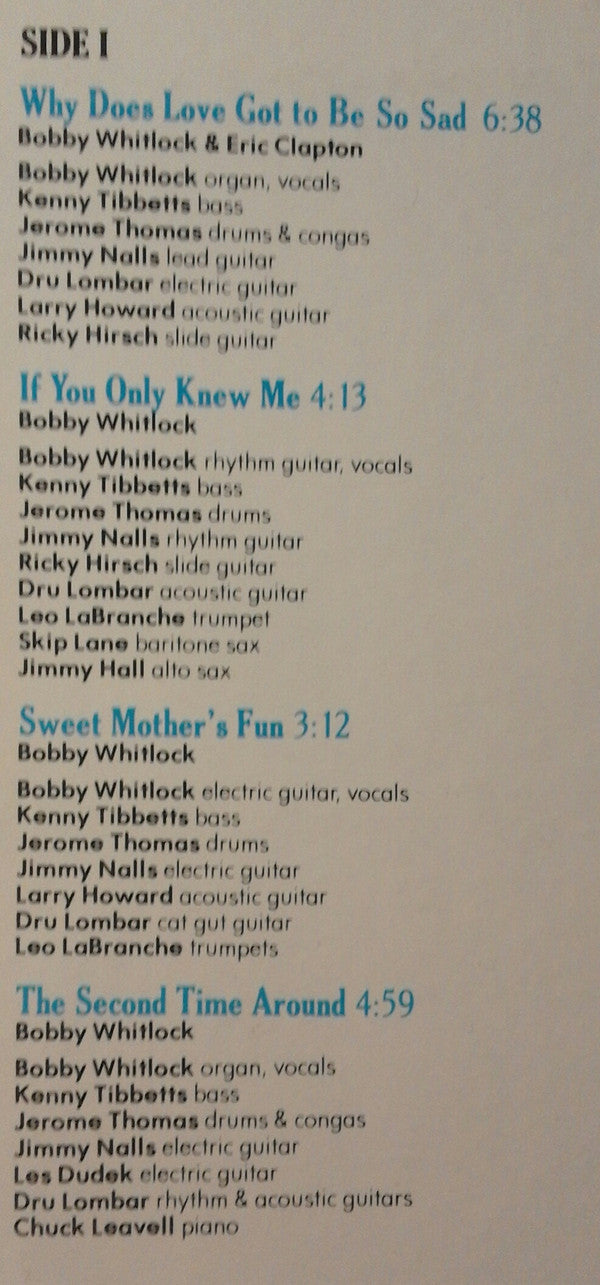 Bobby Whitlock : Rock Your Sox Off (LP, Album)