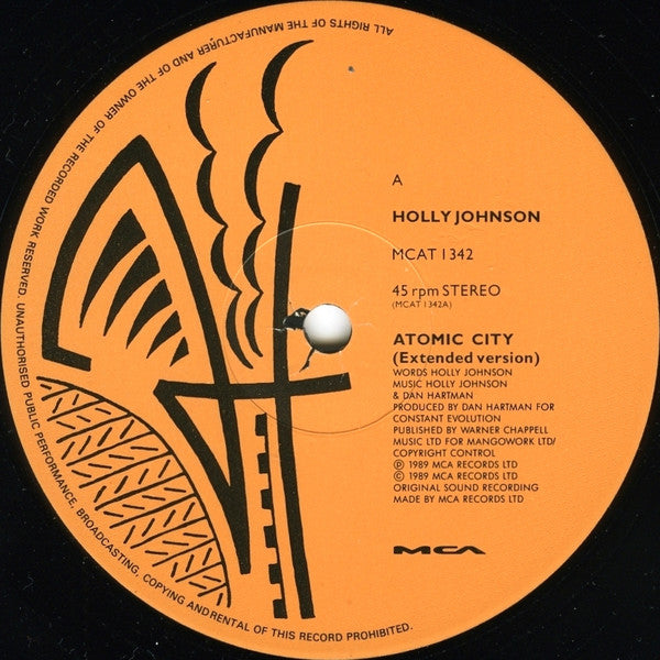 Holly Johnson : Atomic City (12", Single)