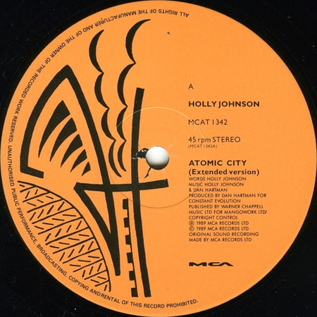 Holly Johnson : Atomic City (12", Single)