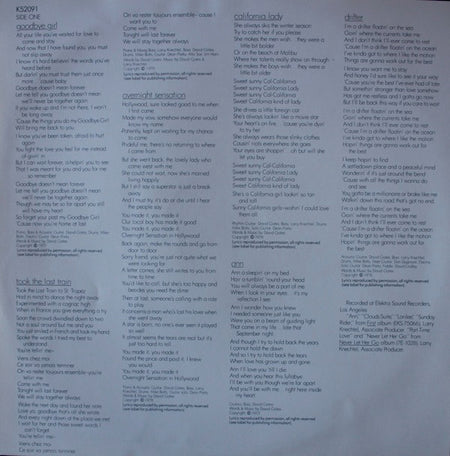 David Gates : Goodbye Girl (LP, Album)