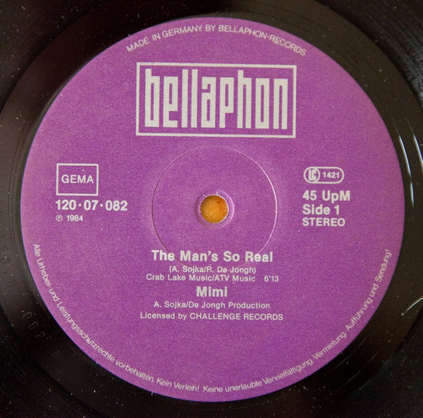 Mimi (14) : The Man's So Real (Special Remix) (12")