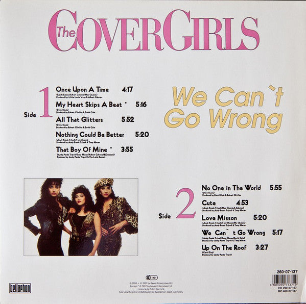 The Cover Girls : We Can't Go Wrong (LP, Album)