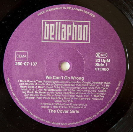 The Cover Girls : We Can't Go Wrong (LP, Album)