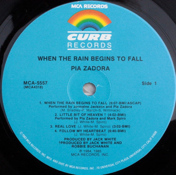 Pia Zadora : When The Rain Begins To Fall (LP, Album)