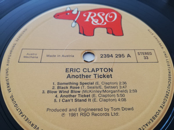 Eric Clapton : Another Ticket (LP, Album)