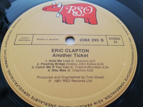 Eric Clapton : Another Ticket (LP, Album)
