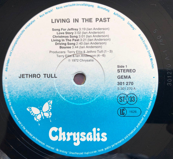 Jethro Tull : Living In The Past (2xLP, Comp, RE)
