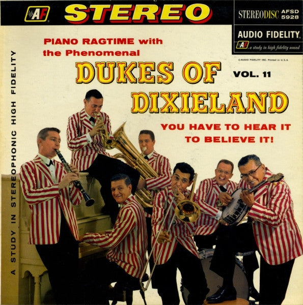 The Dukes Of Dixieland : Piano Ragtime With The Phenomenal Dukes Of Dixieland, Volume 11 (LP, Album)
