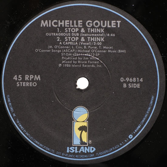 Michelle Goulet : Stop & Think (12")