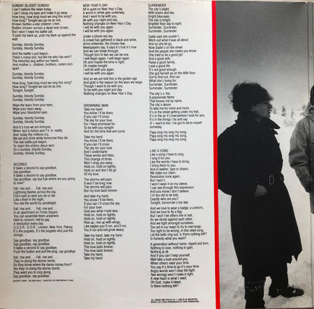 U2 : War (LP, Album, Gat)