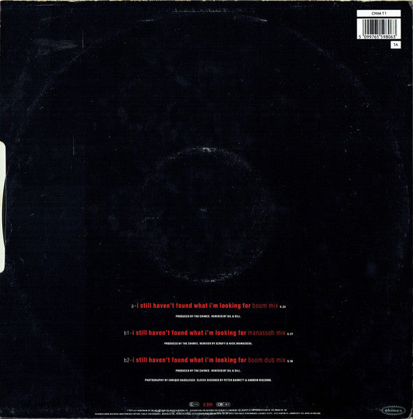 The Chimes : I Still Haven't Found What I'm Looking For (12")