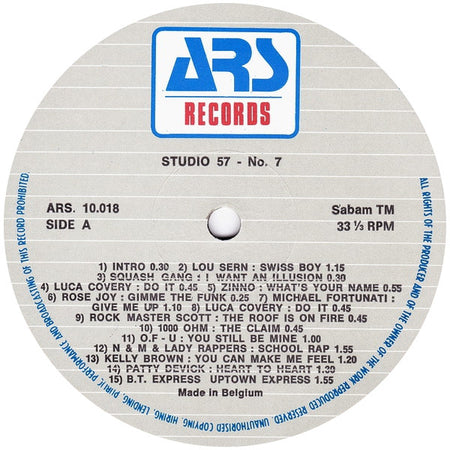 Various : Studio 57 Volume 7 (LP, Album, Comp, Mixed)