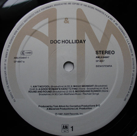 Doc Holliday (3) : Doc Holliday (LP, Album)