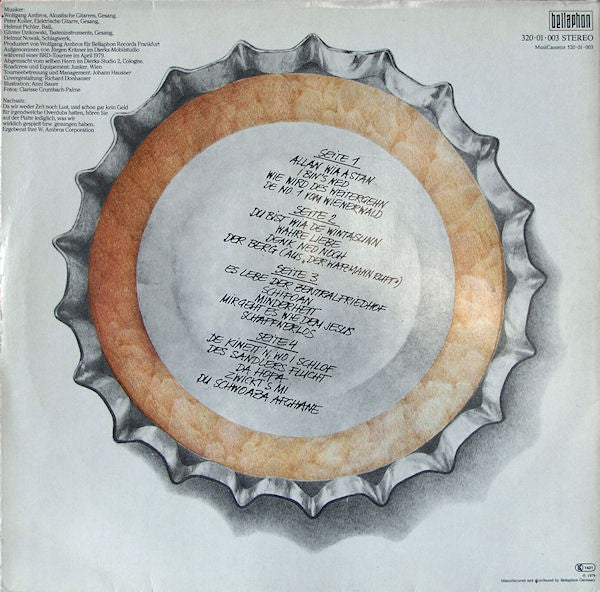 Wolfgang Ambros : Live (...Auf Ana Langen, Finster'n Stroß'n) (2xLP, Album, RE)