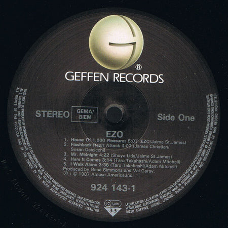 Ezo (2) : E･Z･O (LP, Album)