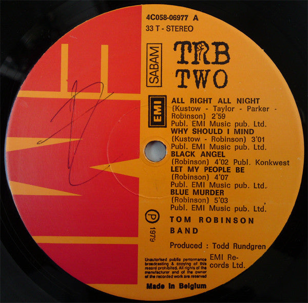Tom Robinson Band : TRB Two (LP, Album)