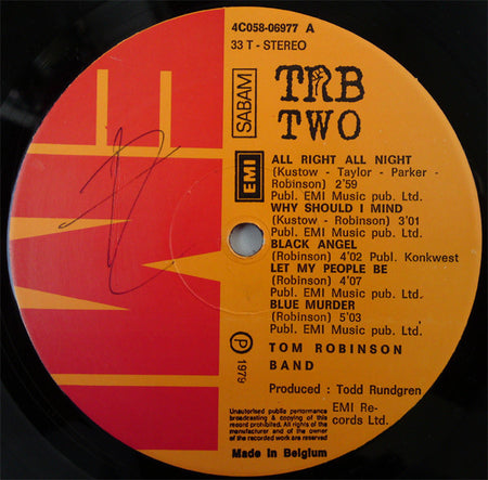 Tom Robinson Band : TRB Two (LP, Album)