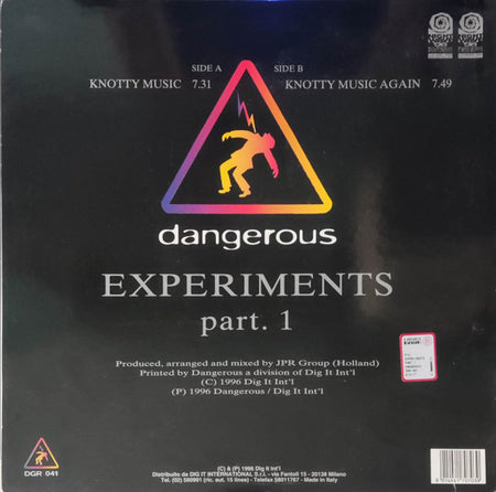 JPR Group : Experiments part. 1 (12")