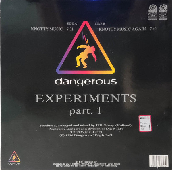 JPR Group : Experiments part. 1 (12")