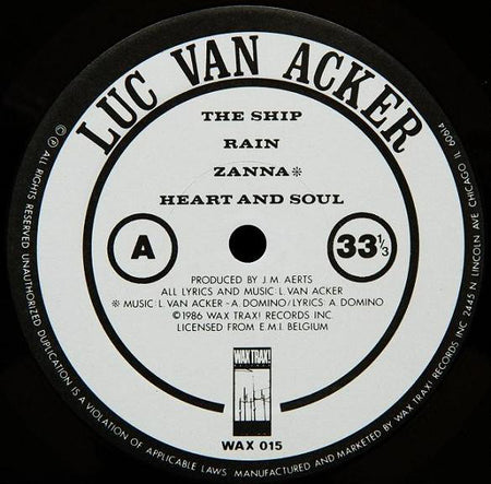 Luc Van Acker : Luc Van Acker (LP, Album)