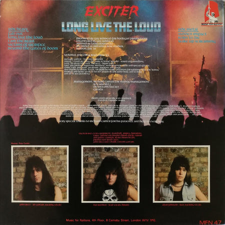Exciter : Long Live The Loud (LP, Album)