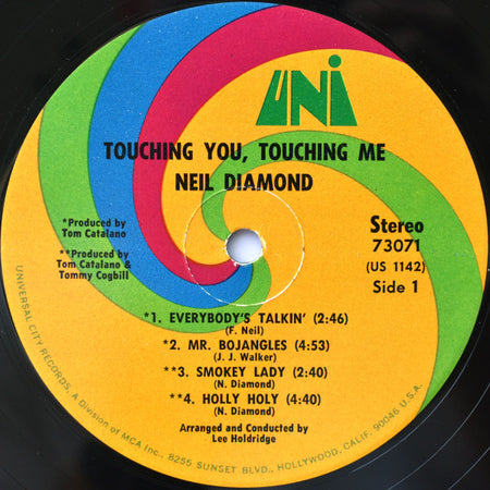 Neil Diamond : Touching You, Touching Me (LP, Album, Glo)