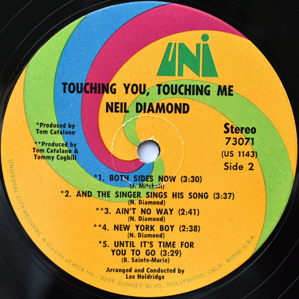Neil Diamond : Touching You, Touching Me (LP, Album, Glo)