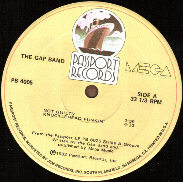 The Gap Band : Not Guilty / Knucklehead Funkin' (12")