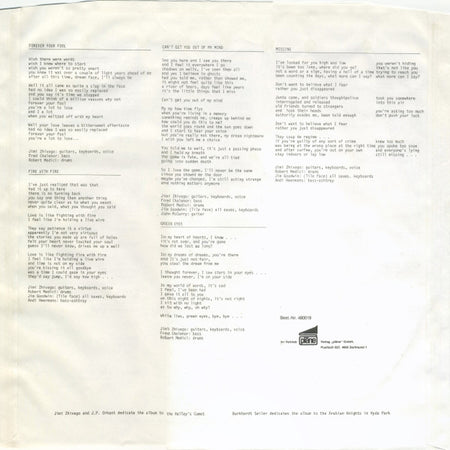 Jimi Zhivago : Fire With Fire (LP, Album)