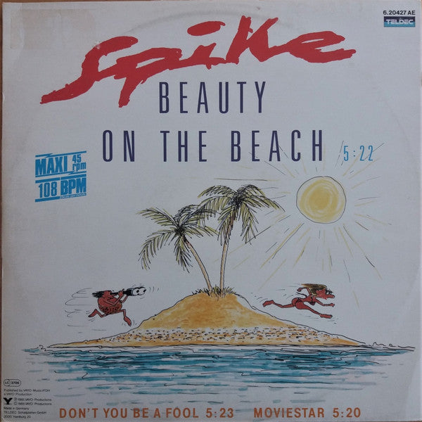 Spike (63) : Beauty On The Beach (12", Maxi, Red)