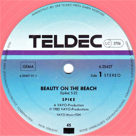 Spike (63) : Beauty On The Beach (12", Maxi, Red)