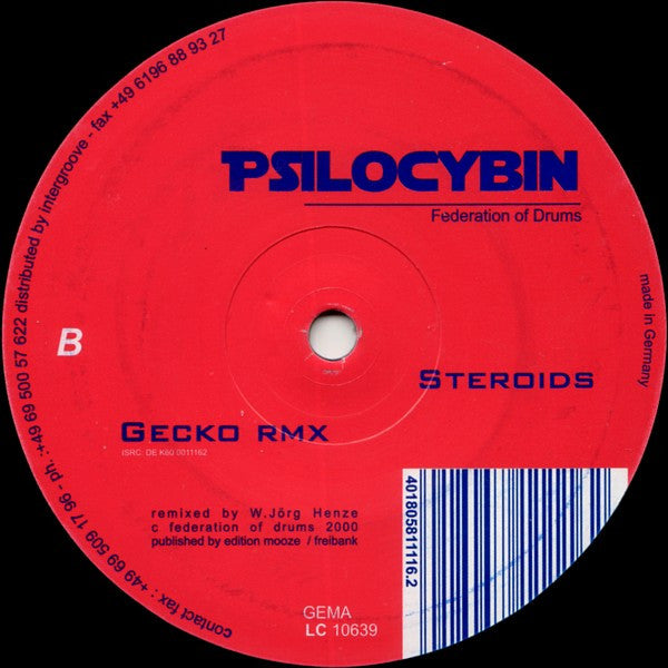 Psilocybin : Steroids (Remixes) (2x12")