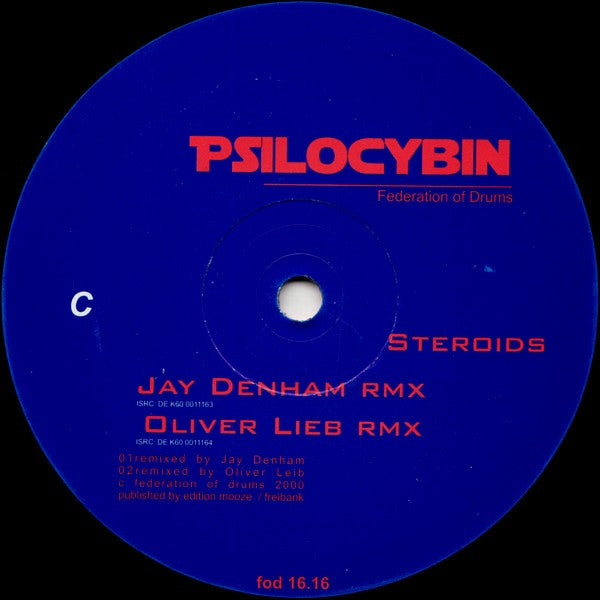 Psilocybin : Steroids (Remixes) (2x12")