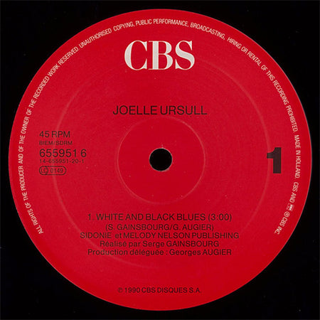 Joëlle Ursull : White And Black Blues (12", Maxi)