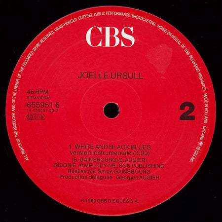 Joëlle Ursull : White And Black Blues (12", Maxi)