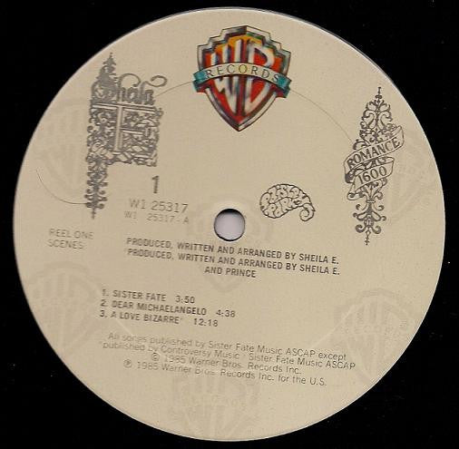 Sheila E. : In Romance 1600 (LP, Album, Club, Col)
