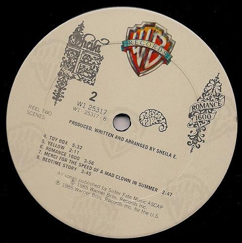 Sheila E. : In Romance 1600 (LP, Album, Club, Col)
