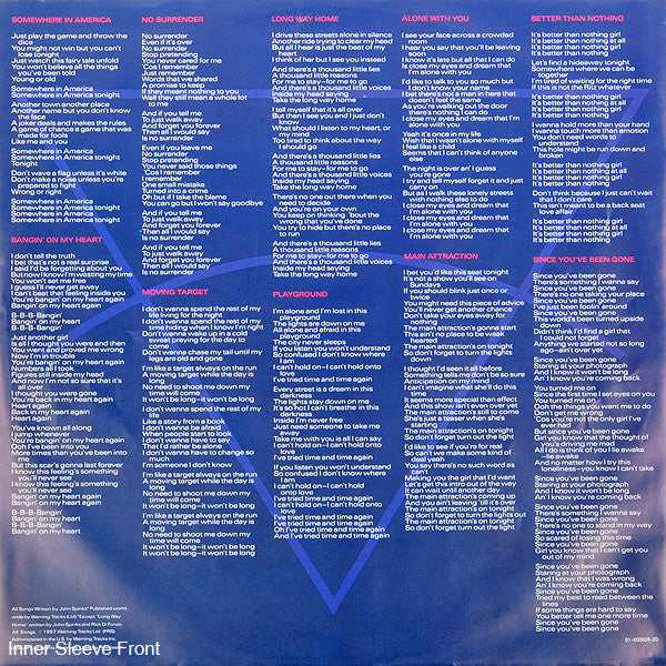 The Outfield : Bangin' (LP, Album)