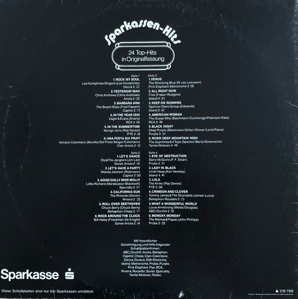 Various : Rock-Oldies (2xLP, Comp, Gat)