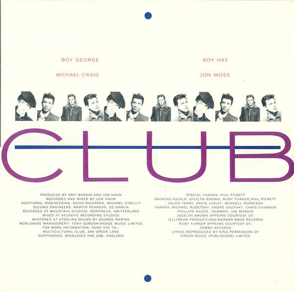 Culture Club : From Luxury To Heartache (LP, Album)