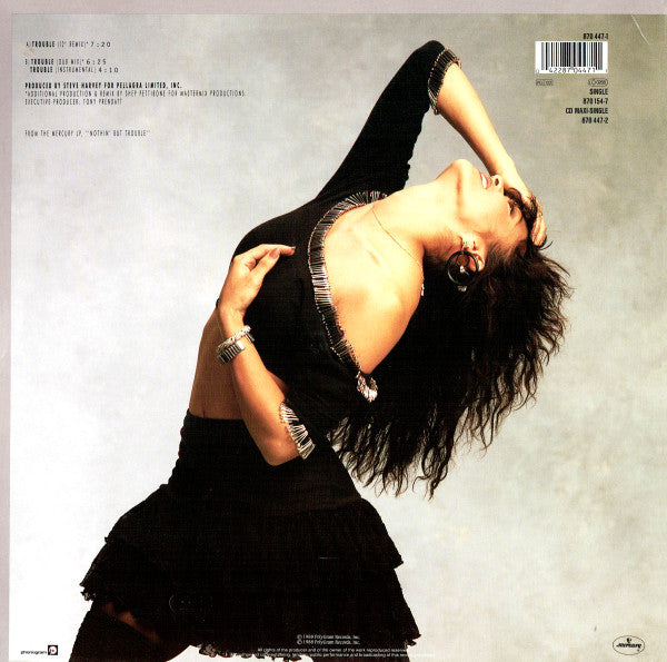 Nia Peeples : Trouble (12", Maxi)