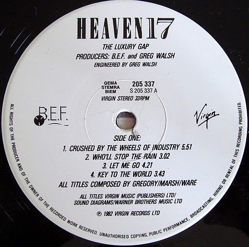 Heaven 17 : The Luxury Gap (LP, Album, RP)