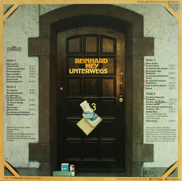 Reinhard Mey : Unterwegs (2xLP, Album)