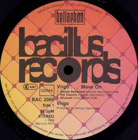 Virgo (12) : Move On (LP, Album)