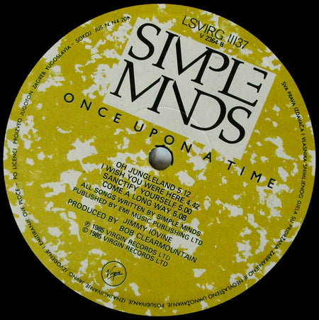 Simple Minds : Once Upon A Time (LP, Album)