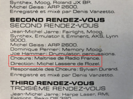 Jean-Michel Jarre : Rendez-Vous (LP, Album)