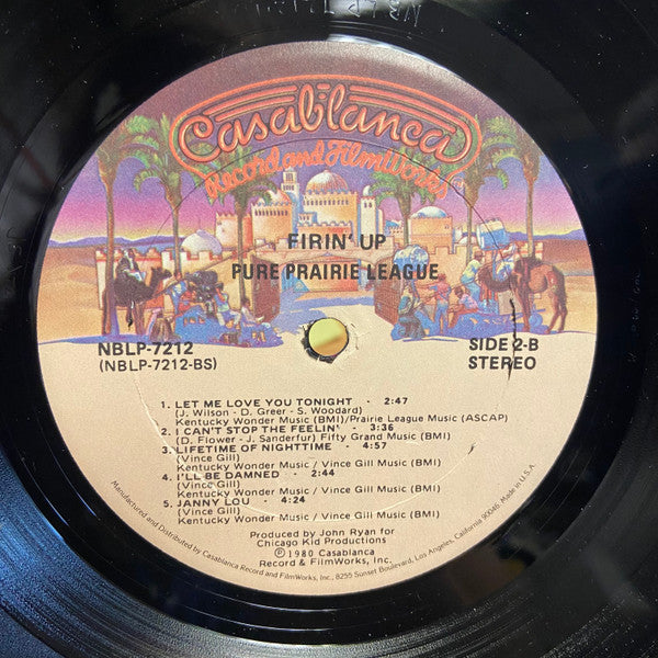 Pure Prairie League : Firin' Up (LP, Album, No )
