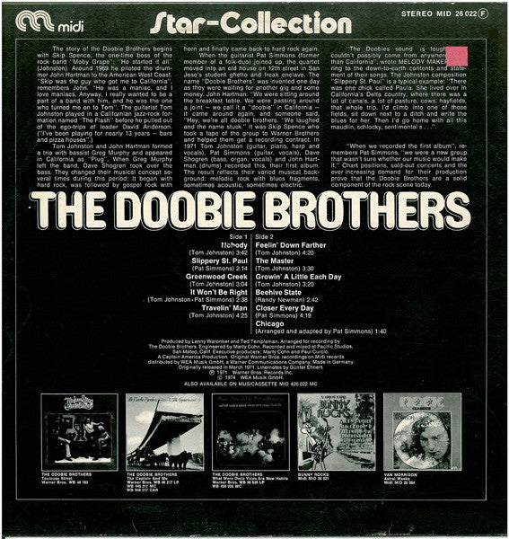 The Doobie Brothers : Star-Collection (LP, Album, RE)